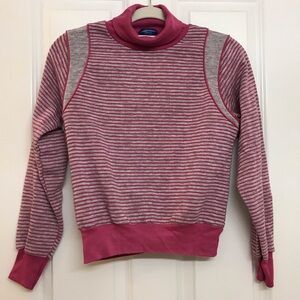 Vintage Eagleknit Striped Turtleneck Sweater